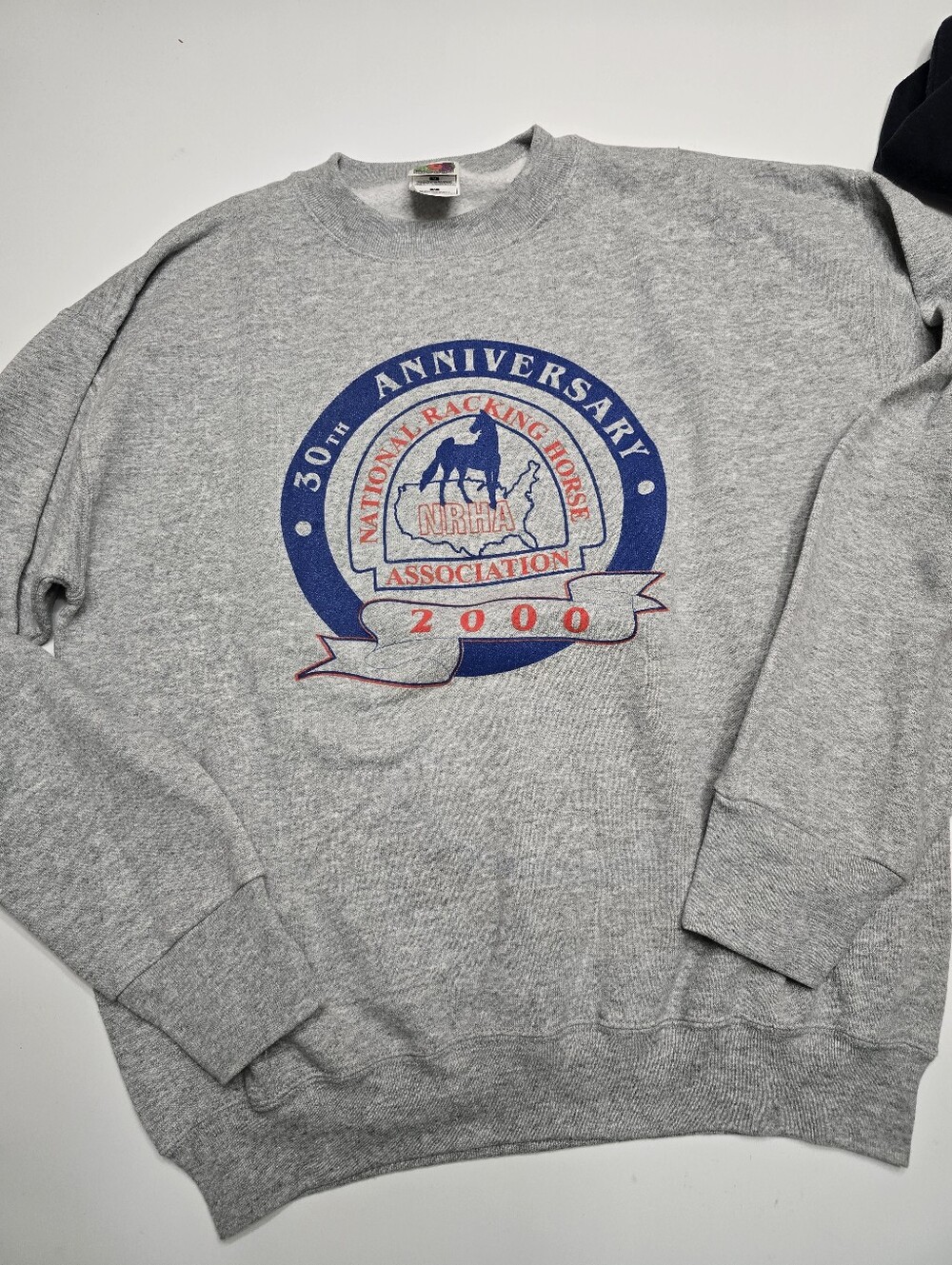 Gray 2000 Anniversary Crewneck Sweatshirt - NRHA
